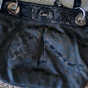 Coach Black Patterned Skirt